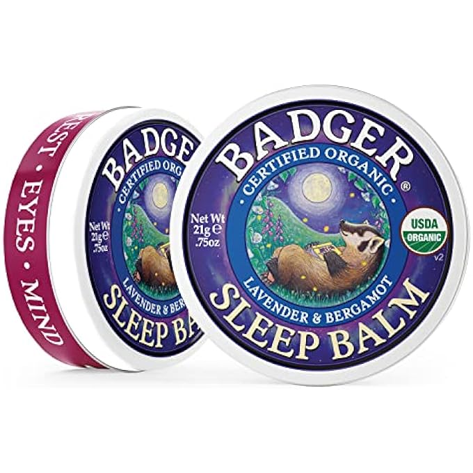 Badger BALM SLEEP BALM (ORNAMENT LAVENDER, BERGAMOT, 0.75OZ, 121913) - Image 3